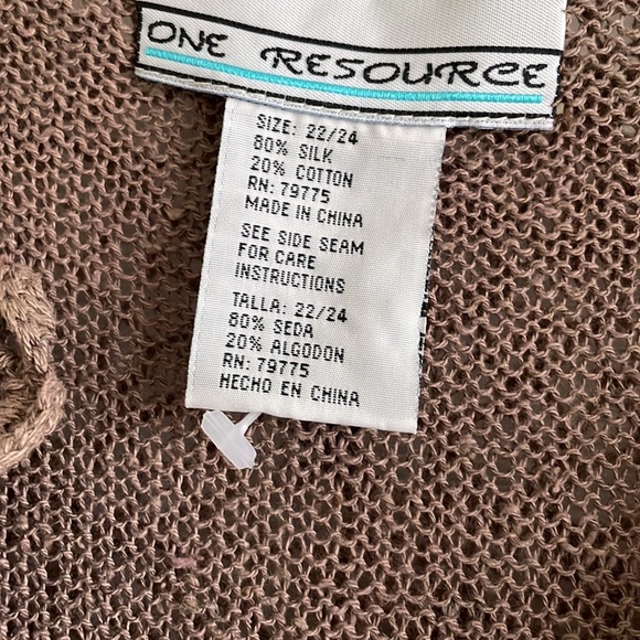 Beautiful Crocheted Look Women’s Sweater/Cardigan - Picture 3 of 15